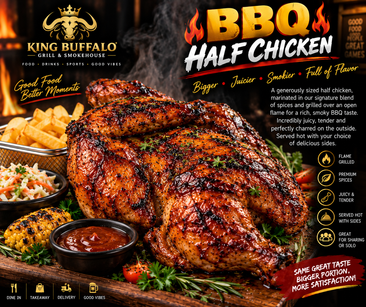 half chicken