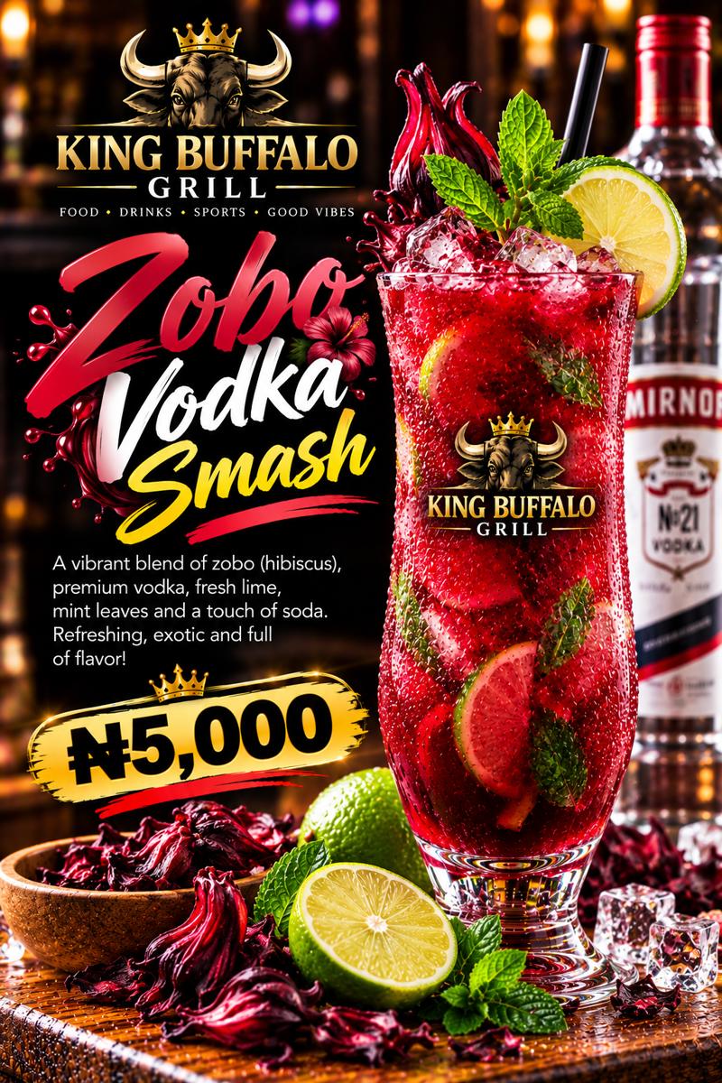 zobo vodka smash coocktails