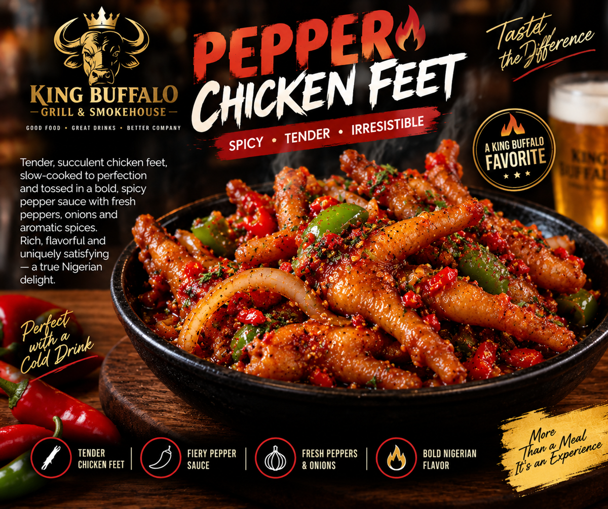 pepper chicken feet