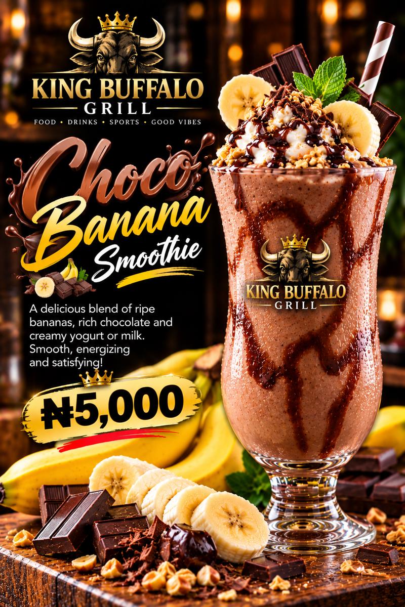 choco banana smoothie