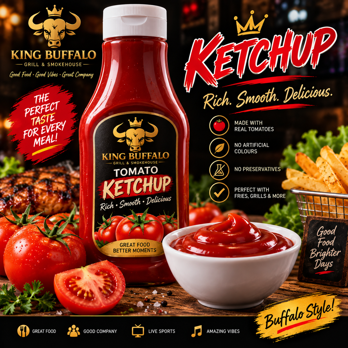 extra ketchup